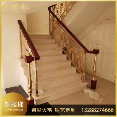 铜艺楼梯护栏15